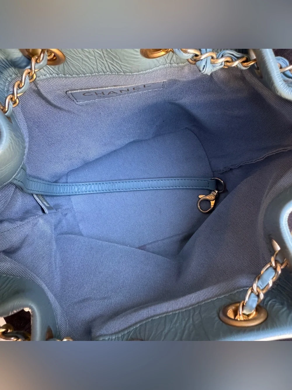 Chanel Paris-Greece Small Coco Pleats Bucket Bag
